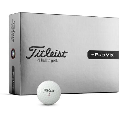 Titleist Pro V1x Left Dash Golfball Hvit Titleist Pro V1x Left Dash Golfball Hvit