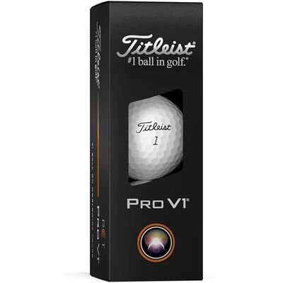 Titleist Pro V1 Rct Golfball Hvit 3 Pack Titleist Pro V1 Rct Golfball Hvit 3 Pack