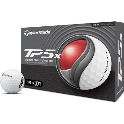 TaylorMade Tp5x 25 Trk-R Golfball Hvit TaylorMade Tp5x 25 Trk-R Golfball Hvit