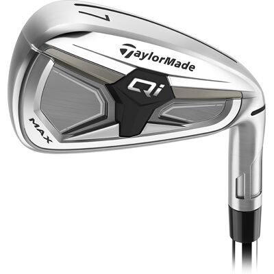 TaylorMade Qi Max Jernsett Grafitt 5-Pw Høyre Regular (Reax By Kbs 65, Crossline 360 Black) TaylorMade Qi Max Jernsett Grafitt 5-Pw Høyre Regular (Reax By Kbs 65, Crossline 360 Black)