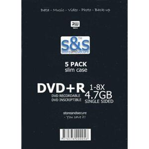 5 Pack Dvdr - 4,7 Gb Recordable, Printable Disc