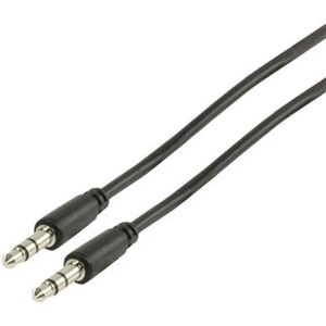 Stereo Audio Cable - 1 Meter - Minijack 3,5mm, Hann Til 3,5mm Hann