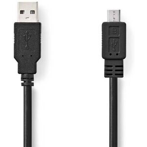 Ladekabel - Androide - Usb-A Han Til Usb Micro-B Han - 1 Meter - (Også Til Sony Dualshock Kontrollere)