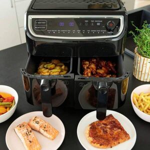 Airfryer - 2 X 4,5 Liter - 2400w - 11 Programmer - Gastronoma