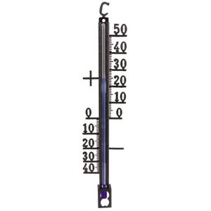 Termometer - Klassisk Termometer I Svart For Både Inne Og Utebruk