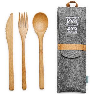 Øyo Turtagrø Cutlery OneSize, Grey/Brown