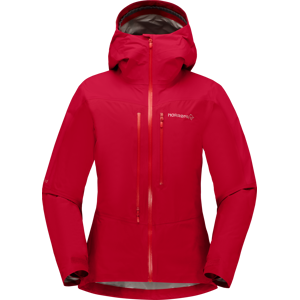 Norrøna Women's Falketind Gore-Tex Paclite Jacket Jester Red/True Red S, Jester Red/True Red