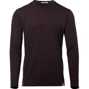 Aclima Men's LightWool 180 Crewneck Chocolate Plum S Aclima Men's LightWool 180 Crewneck Chocolate Plum S