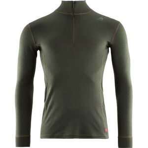 Aclima WarmWool Mock Neck with Zip Man Olive Night XL Aclima WarmWool Mock Neck with Zip Man Olive Night XL