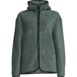 Casall Women's Pile Jacket Dusky Teal M, Dusky Teal