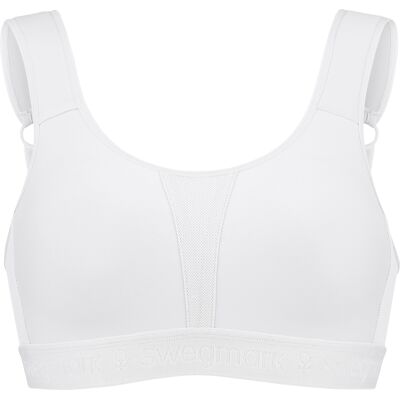 Swegmark Kimberly Iconic Sport Bra White 80C Swegmark Kimberly Iconic Sport Bra White 80C