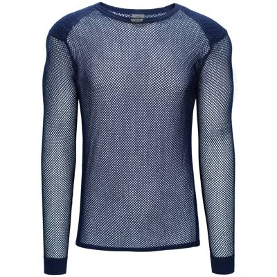 Brynje Unisex Super Thermo Shirt with Shoulder Inlay Navy Marine L Brynje Unisex Super Thermo Shirt with Shoulder Inlay Navy Marine L
