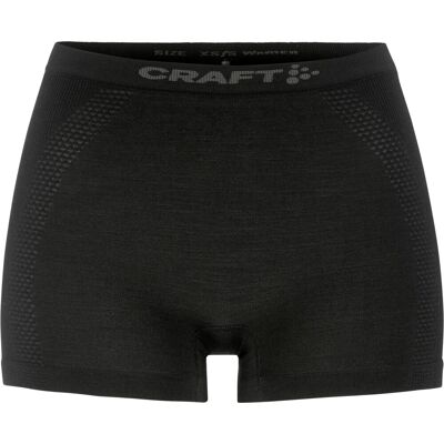 Craft Women's Wool Seamless Boxer Black XL/XXL Craft Women's Wool Seamless Boxer Black XL/XXL