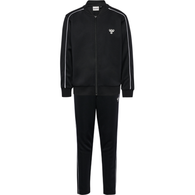 Hummel Kids' Hmljr Reg Tukas Track Suit Black 128 Hummel Kids' Hmljr Reg Tukas Track Suit Black 128