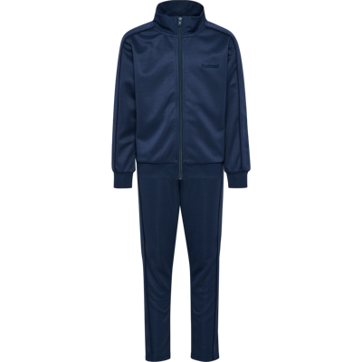 Hummel Kids' Hmljr Reg Logo Track Suit Dress Blues 140 Hummel Kids' Hmljr Reg Logo Track Suit Dress Blues 140