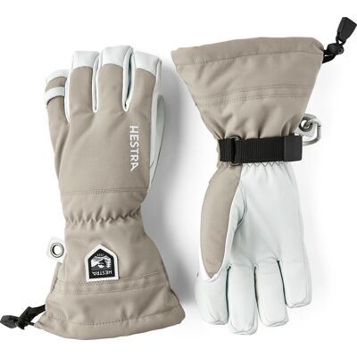 Hestra Army Leather Heli Ski 5-finger Khaki 7 Hestra Army Leather Heli Ski 5-finger Khaki 7