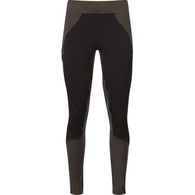 Bergans Women's Fløyen Winter Tights Dark Green Mud/Black M Bergans Women's Fløyen Winter Tights Dark Green Mud/Black M