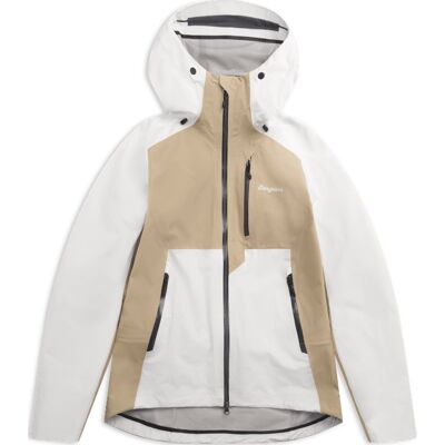 Bergans Women's Oppdal 3L Shell Jacket Arctic White/sandstone M Bergans Women's Oppdal 3L Shell Jacket Arctic White/sandstone M