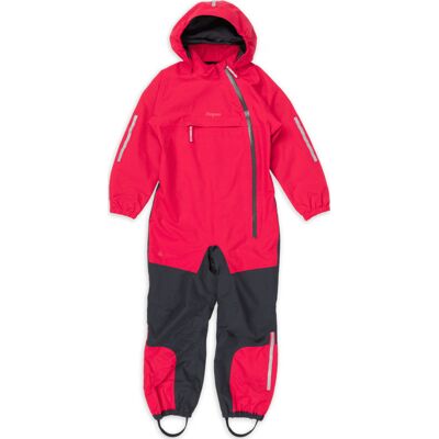 Bergans Kids' Lilletind Coverall Alpine Rose/dark Shadow Grey 116 Bergans Kids' Lilletind Coverall Alpine Rose/dark Shadow Grey 116