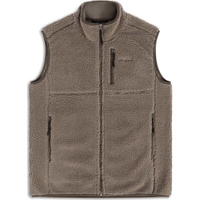 Bergans Men's Lunnan Pile Fleece Vest Rock Taupe L Bergans Men's Lunnan Pile Fleece Vest Rock Taupe L