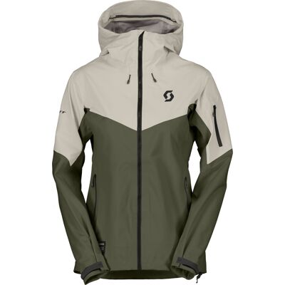 Scott Women's Jacket Explorair 3l Bread brown/Fresh green S Scott Women's Jacket Explorair 3l Bread brown/Fresh green S