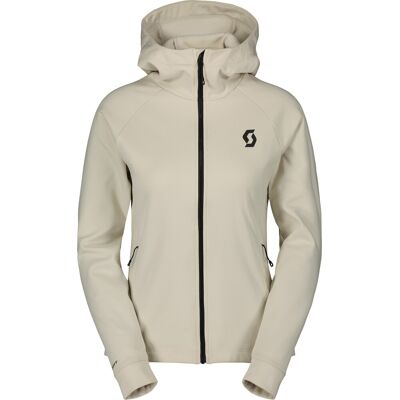 Scott Women's Hoody Defined Warm Zip Dust White L Scott Women's Hoody Defined Warm Zip Dust White L
