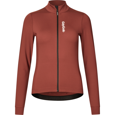 Gripgrab Women's Ride Thermal Long Sleeve Jersey Dark Red S Gripgrab Women's Ride Thermal Long Sleeve Jersey Dark Red S