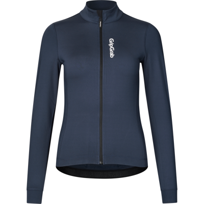 Gripgrab Women's Ride Thermal Long Sleeve Jersey Navy Blue L Gripgrab Women's Ride Thermal Long Sleeve Jersey Navy Blue L