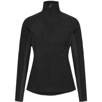 Johaug Women's Fusion Fleece Half Zip Black L Johaug Women's Fusion Fleece Half Zip Black L