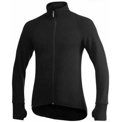 Woolpower Full Zip Jacket 400 Black Sort S Woolpower Full Zip Jacket 400 Black Sort S