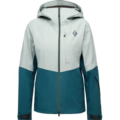 Black Diamond Women's Recon Stretch Shell Agave-deep Woods XL Black Diamond Women's Recon Stretch Shell Agave-deep Woods XL