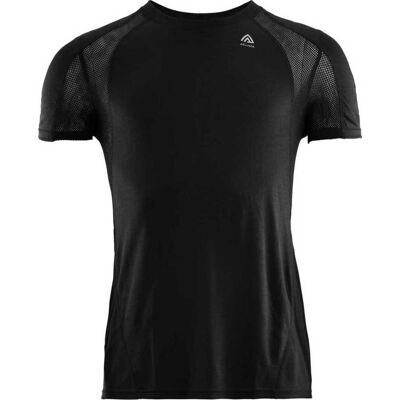 Aclima Men's LightWool 140 Sports T-shirt Jet Black L Aclima Men's LightWool 140 Sports T-shirt Jet Black L