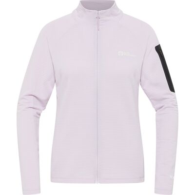 JACK WOLFSKIN Prelight FZ W - Lettvekter, pustende fleecejakke for kvinner JACK WOLFSKIN Prelight FZ W - Lettvekter, pustende fleecejakke for kvinner