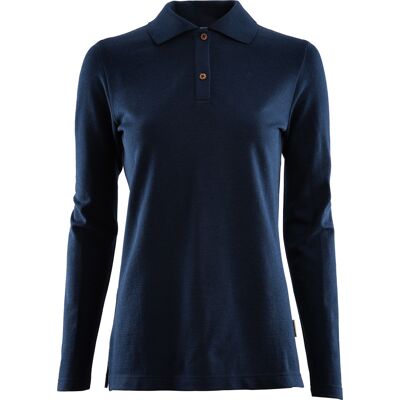 Aclima Women's LeisureWool Pique Shirt Long Sleeve Navy Blazer XL Aclima Women's LeisureWool Pique Shirt Long Sleeve Navy Blazer XL