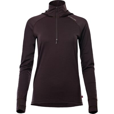 Aclima Women's LightWool 180 Hoodie Chocolate Plum L Aclima Women's LightWool 180 Hoodie Chocolate Plum L