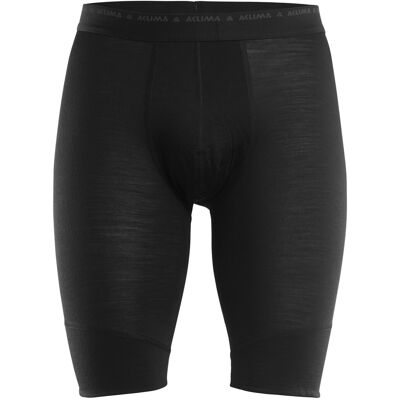 Aclima Men's LightWool Shorts Long Jet Black S Aclima Men's LightWool Shorts Long Jet Black S