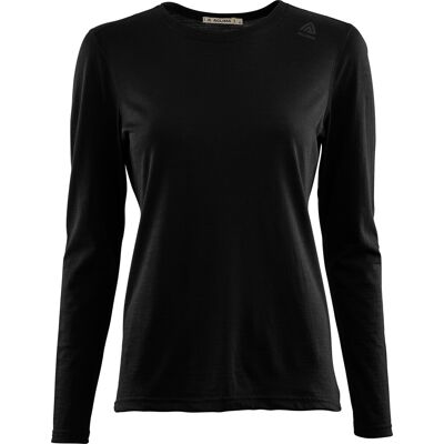 Aclima Women's LightWool 140 Undershirt Long Sleeve Jet Black XXL Aclima Women's LightWool 140 Undershirt Long Sleeve Jet Black XXL