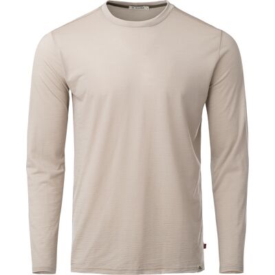 Aclima Men's LightWool 180 Crewneck Simply Taupe S Aclima Men's LightWool 180 Crewneck Simply Taupe S