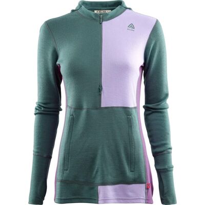 Aclima WarmWool Hoodsweater with Zip Woman North Atlantic/Purple Rose/Sunset Purple North Atlantic / Purple Rose / Sunset Purple M Aclima WarmWool Hoodsweater with Zip Woman North Atlantic/Purple Rose/Sunset Purple North Atlantic / Purple Rose / Sunset Purple M