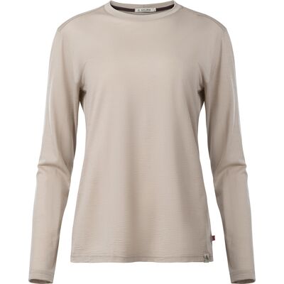 Aclima Women's LightWool 180 Crewneck Simply Taupe L Aclima Women's LightWool 180 Crewneck Simply Taupe L