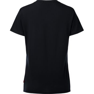 Aclima Women's LightWool 140 Classic Tee Logo Jet Black XL Aclima Women's LightWool 140 Classic Tee Logo Jet Black XL