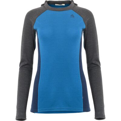 Aclima Women's WarmWool Hoodsweater V2 Marengo/Corsair/Navy Blazer XL Aclima Women's WarmWool Hoodsweater V2 Marengo/Corsair/Navy Blazer XL