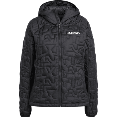 Adidas Women's Terrex Xperior PrimaLoft Loose Fill Insulated Hooded Jacket Black L Adidas Women's Terrex Xperior PrimaLoft Loose Fill Insulated Hooded Jacket Black L