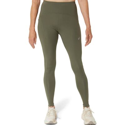 Asics Women's Road High Waist Tight Mantle Green S Asics Women's Road High Waist Tight Mantle Green S