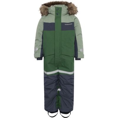 Didriksons Kids' Bjärven Coverall 4 Light Moss 130 Didriksons Kids' Bjärven Coverall 4 Light Moss 130