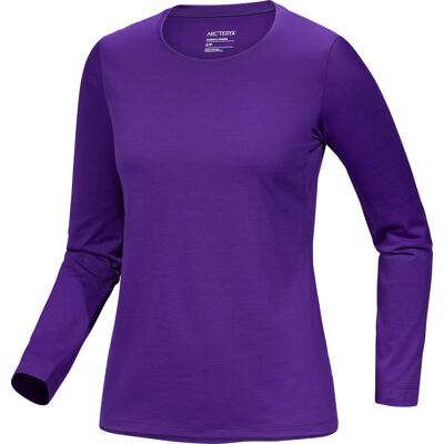 Arc'teryx Women's Taema Crew Longsleeve Azalea Heather XS Arc'teryx Women's Taema Crew Longsleeve Azalea Heather XS