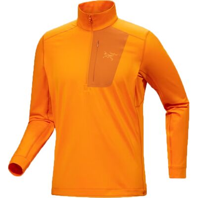 Arc'teryx Men's Rho Lt Zip Neck Blaze S Arc'teryx Men's Rho Lt Zip Neck Blaze S
