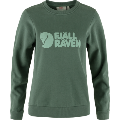 Fjällräven Women's Logo Sweater Deep Patina/Misty Green M Fjällräven Women's Logo Sweater Deep Patina/Misty Green M