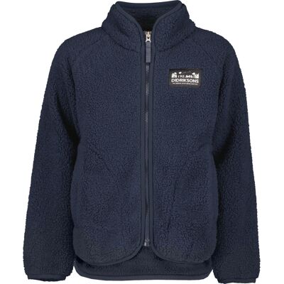 Didriksons Kids' Gibbs Full Zip 2 Navy 120 Didriksons Kids' Gibbs Full Zip 2 Navy 120