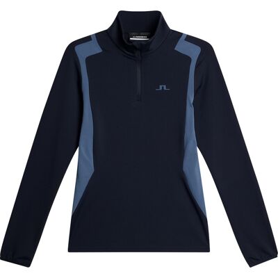 J.Lindeberg Women's Mae Quarter Zip Mid Layer JL Navy S J.Lindeberg Women's Mae Quarter Zip Mid Layer JL Navy S